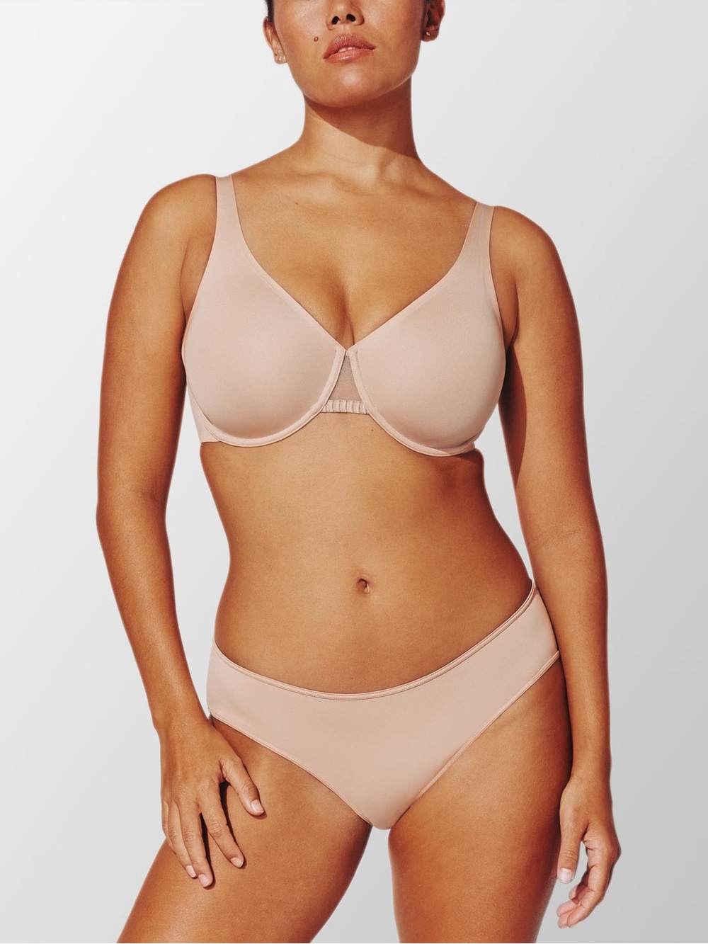 ThirdLove 24/7 Minimizer Unlined Bra Nude Blush 36F